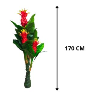 BROMELIA TROPICAL ROJA 170 CM