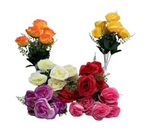 RAMO ROSAS 6 COLORES SURTIDO