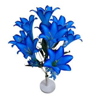 RAMO DE FLORES AZUL