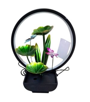 FUENTE DECORATIVA 110V FLAT PIN CON LUZ