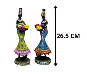 ADORNO AFRICANO 2 MODELOS 26.5 CM