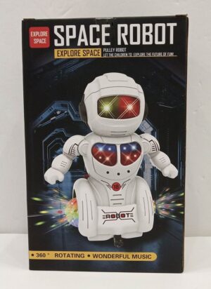 ROBOT CON LUZ Y M&Uacute;SICA 2 COLORES SURTIDOS