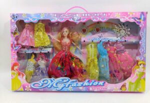 SET DE MU&Ntilde;ECA DE 11.5" 3 VESTIDOS SURTIDOS