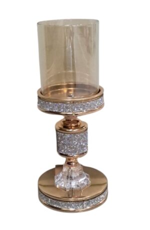 CANDELABRO DORADO 12 CM
