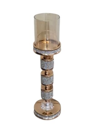 CANDELABRO DORADO 12 CM
