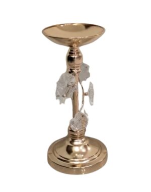 CANDELABRO DORADO 16 CM