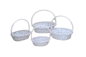 CANASTA 4 PZAS BLANCO