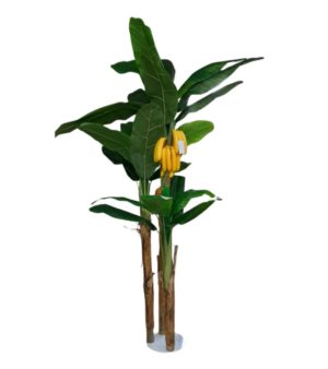 PLANTA ARTIFICIAL DE BANANO CON FRUTOS 200 CM