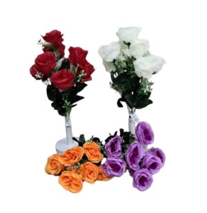 RAMO DE ROSAS 4 COLORES SURTIDOS