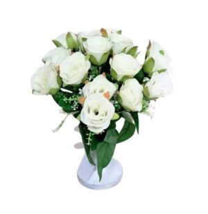 RAMO ROSAS BLANCAS X 18