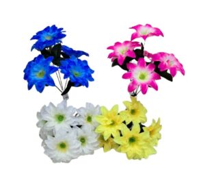 RAMO DE 6 FLORES 4 COLORES SURTIDOS
