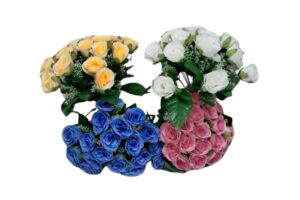 RAMO DE 18 ROSA 4 COLORES SURTIDOS