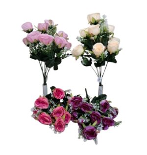 RAMO DE 10 FLORES 4 COLORES SURTIDOS