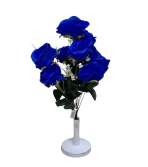 RAMO DE 10 FLORES AZUL