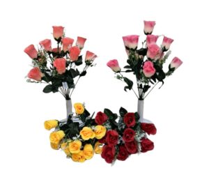 RAMO DE 12 FLORES 4 COLORES SURTIDOS