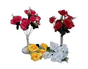 RAMO DE 10 FLORES 4 COLORES SURTIDOS