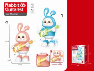 CONEJO GUITARRISTA LUZ Y SONIDO