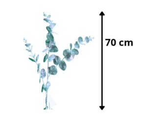 FOLLAJE DE NAVIDAD PLATEADO 71 CM