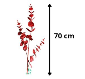 FOLLAJE DE NAVIDAD ROJO 71 CM