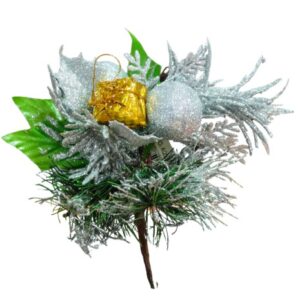 PICK NAVIDE&Ntilde;O PLATEADO