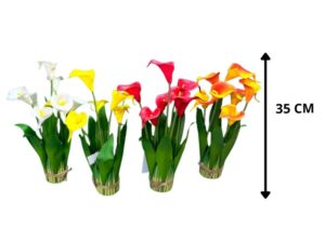 RAMO 7 FLORES 4 COLORES 35 CM