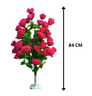 ARBOL DE ROSA ABIERTA 50 FLORES FUCSIA