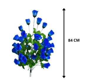 ARBOL DE ROSA BOTON 50 FLORES AZUL