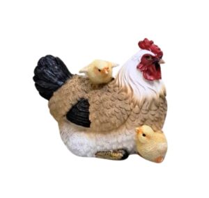 ADORNO POLIRESINA GALLINA CON POLLITOS