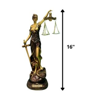 DAMA DE LA JUSTICIA 16"