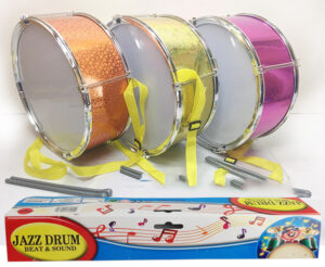 TAMBOR 12" SURTIDO 3 COLORES (2 CARAS)