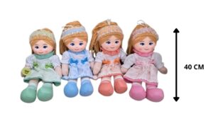 MUÑECA DE TRAPO 40 CM SURTIDA 4 COLORES