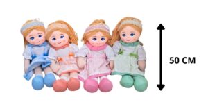 MUÑECA DE TRAPO 50 CM SURTIDA 4 COLORES