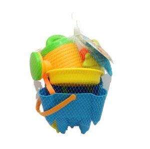 JUEGO DE PLAYA EN CUBO, 2 COLORES SURTIDOS