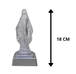 VIRGEN PLASTICA CON LUZ